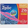 Ziploc Storage Quart Bags 4/54ct