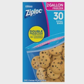 Ziploc 2-Gallon Seal Top Freezer Bags 3/10ct