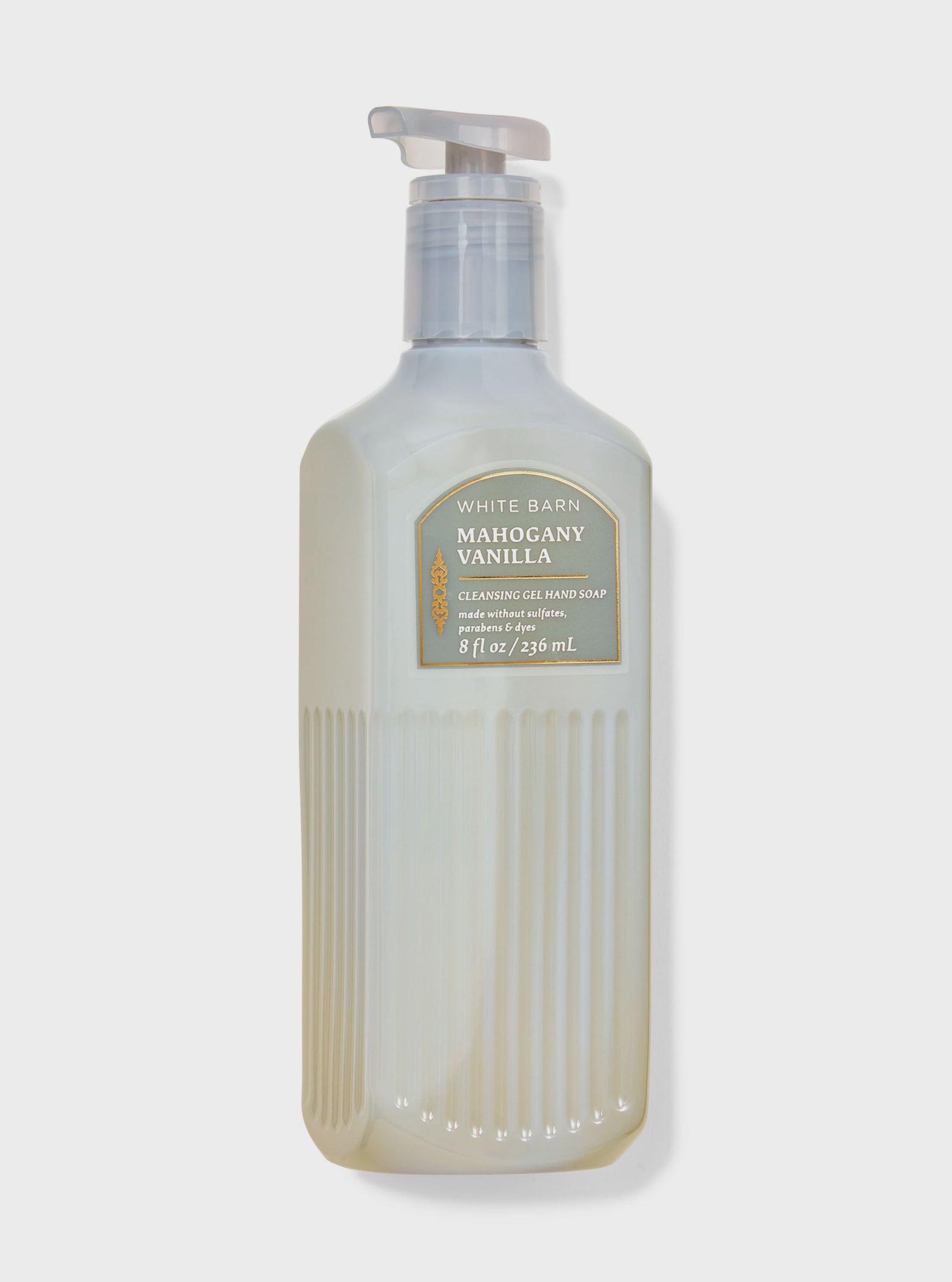 White Barn Hand Soap,Gel, Mahogany Vanilla 8oz