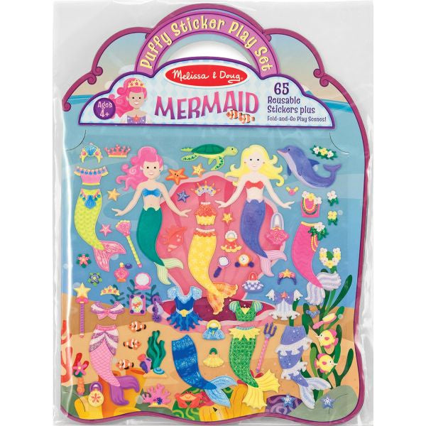 Melissa & Doug, Puffy Sticker Play Set, Mermaid