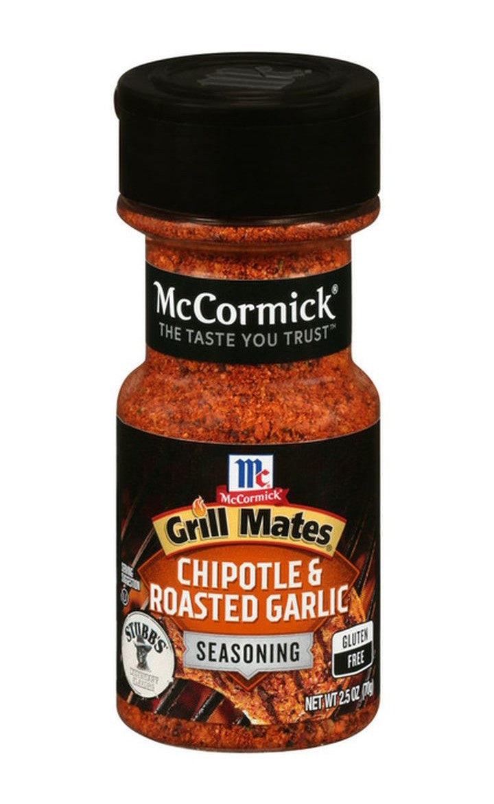 Grill Mates Chipotle & Roasted Garlic, 2.5 Oz.