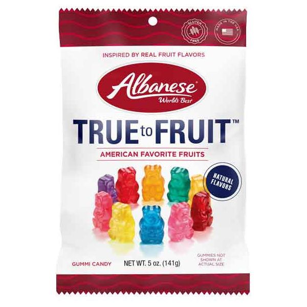 Albanese Candy, True to Fruit Exotic Fruits, 5 oz