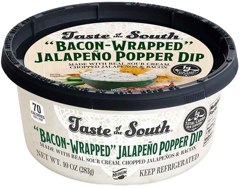 Taste of South Bacon-Wrapped Jalapeno Popper Dip, 10oz