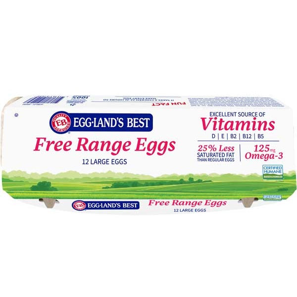 Eggland's Best Large Brown Free-Range Eggs, 1 Dozen