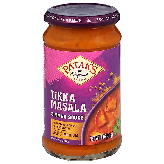 Pataks Tikka Masala Sauce, Medium 15oz