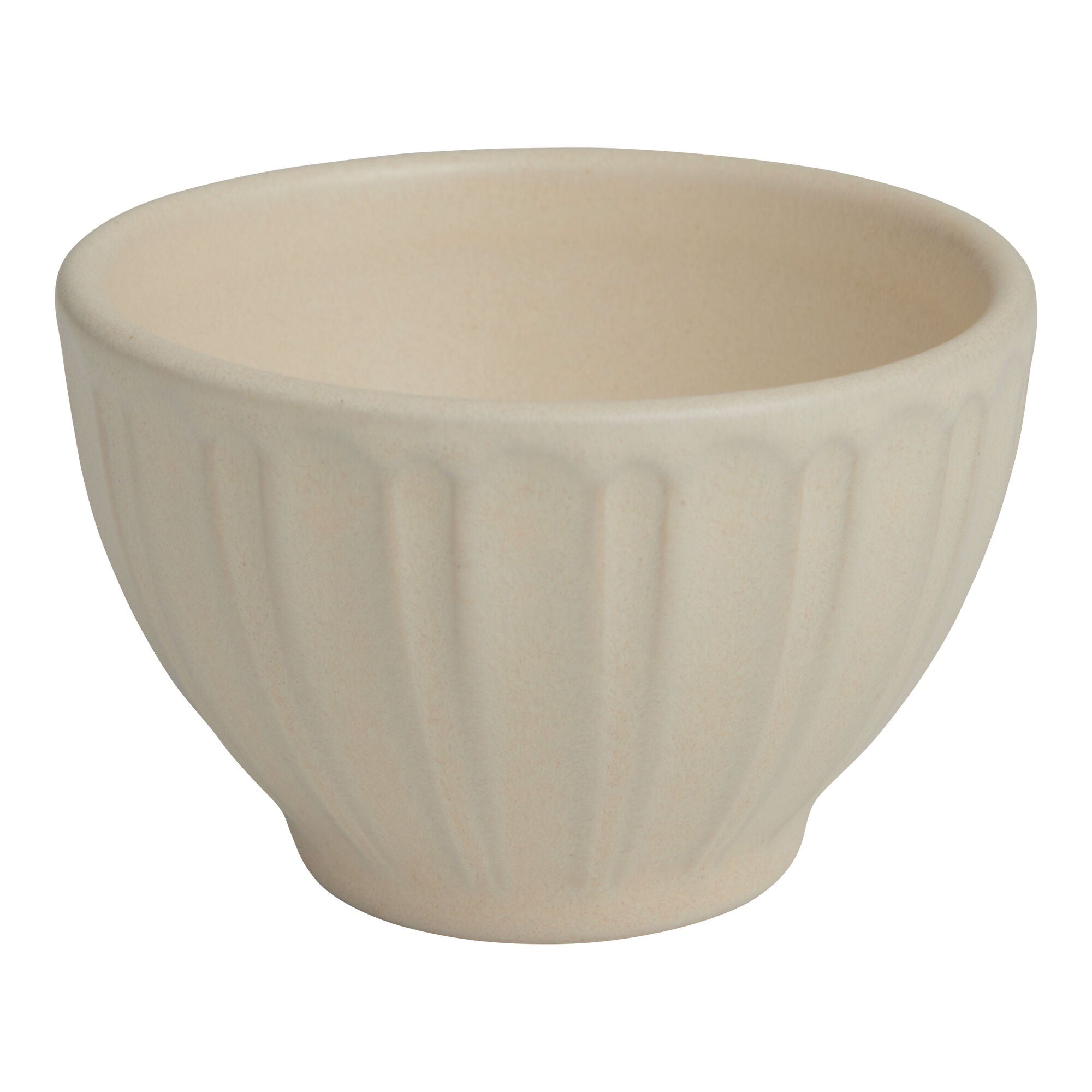 Cortado Mini Fluted Bowl, Cream, 4 oz