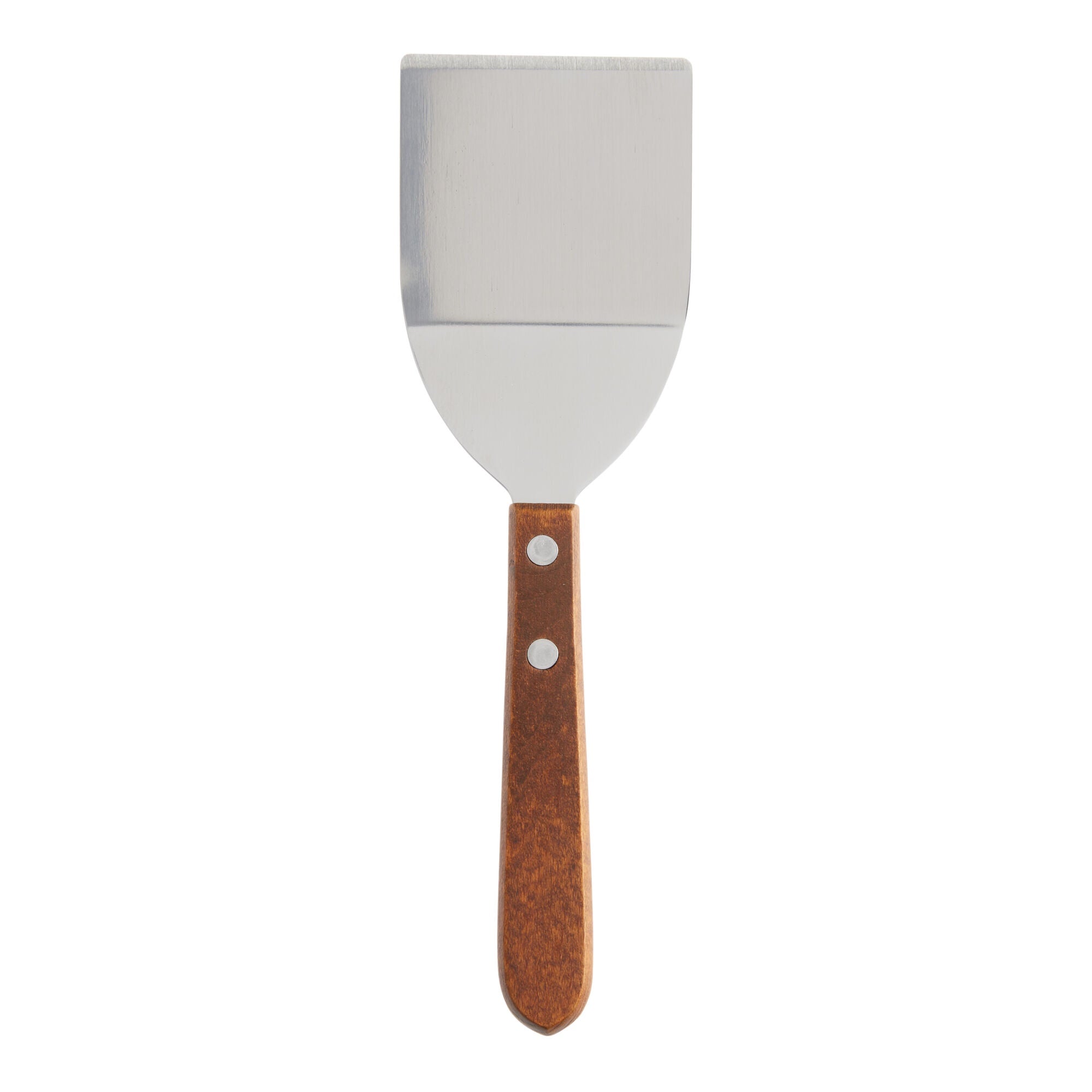 Mini Stainless Steel with Wood Handle Spatula