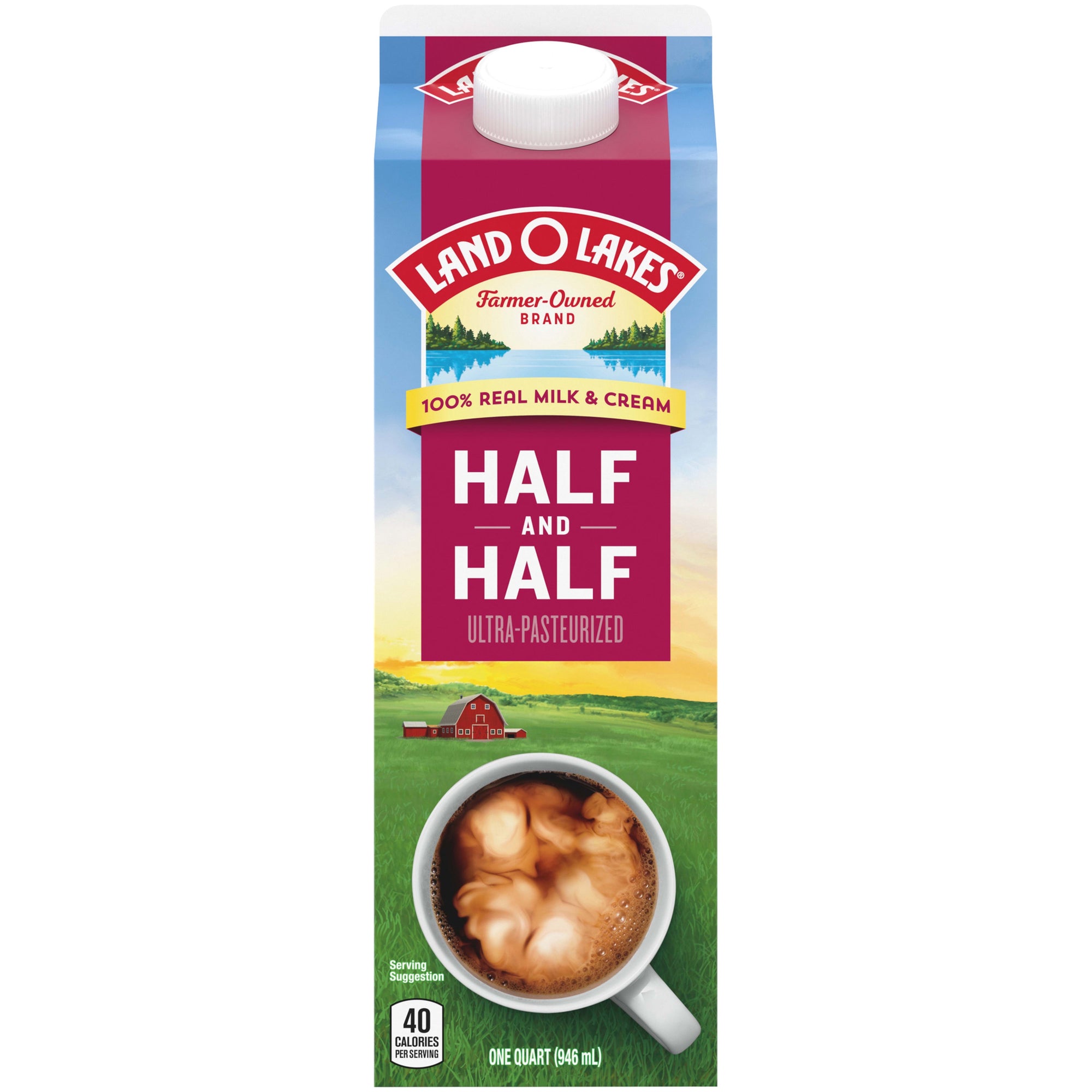 Land o Lakes Half & Half Cream, 32oz