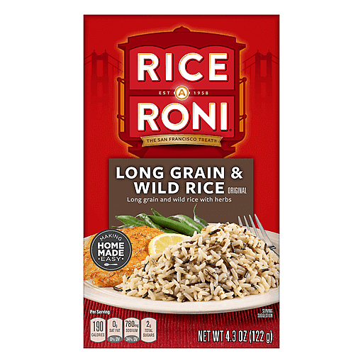 Rice a Roni, Long Grain & Wild Rice, 4.3 oz