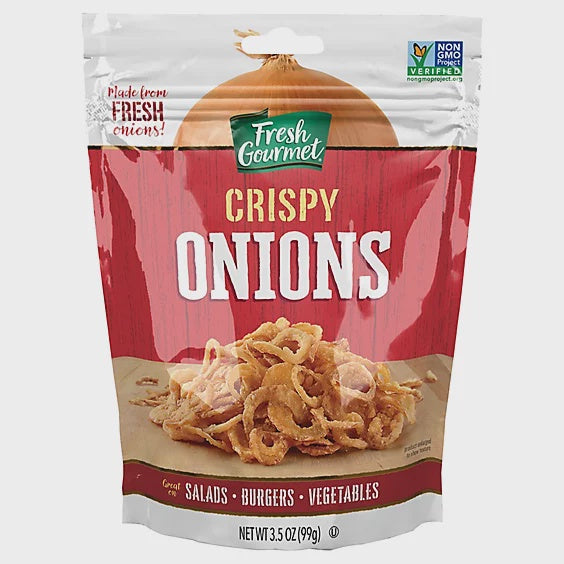 Fresh Gourmet Salted Crispy Fried Onions, 3.5oz