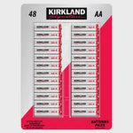 Kirkland AA Alkaline Batteries 48 pk