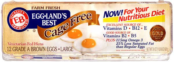 Eggland's Best Cage Free Large Brown Eggs, Grade A, 1 dozen