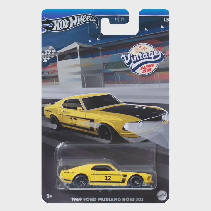 Hot Wheels, Vintage, 1969 Ford Mustang Boss 302