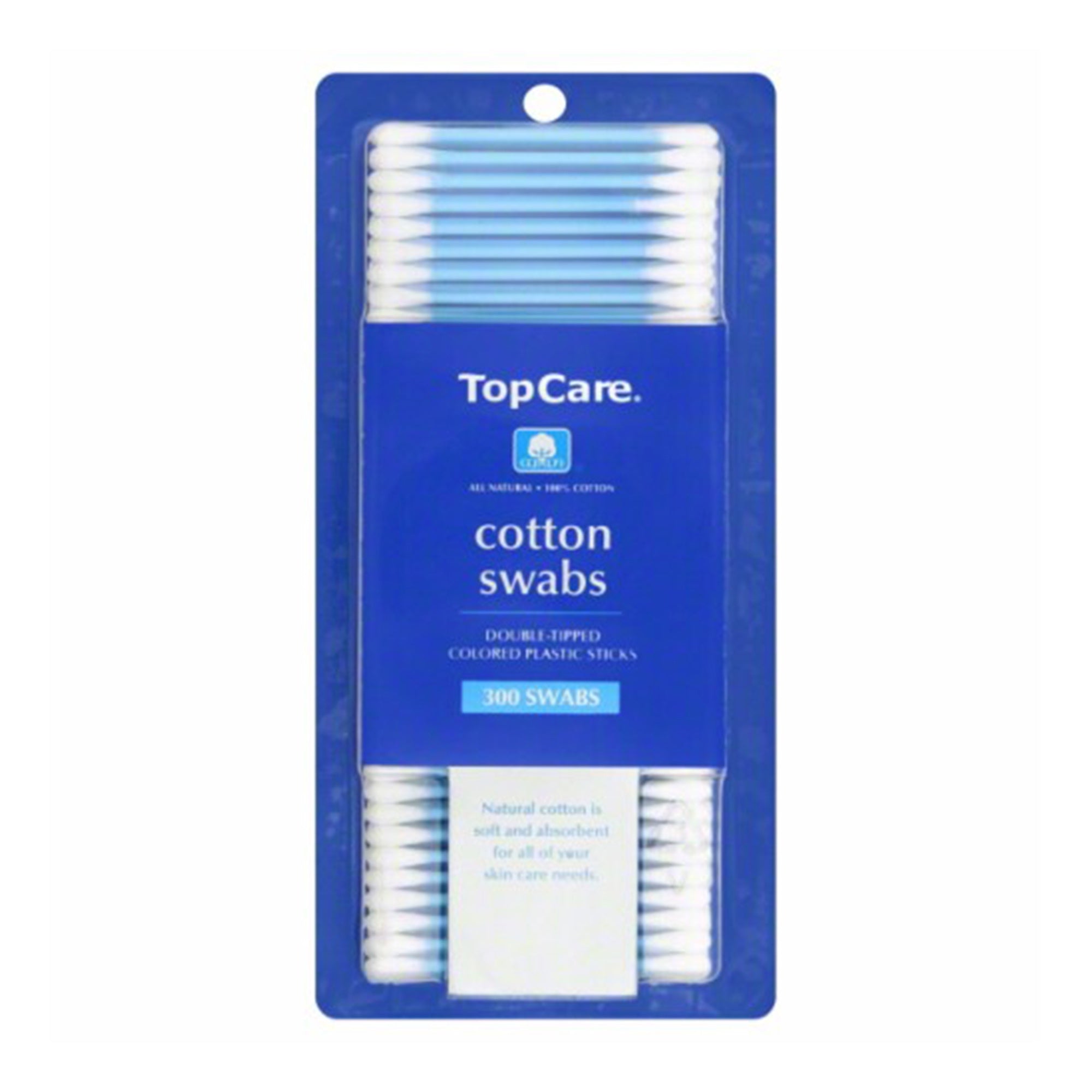 Top Care Cotton Swabs Pastel, 300ct