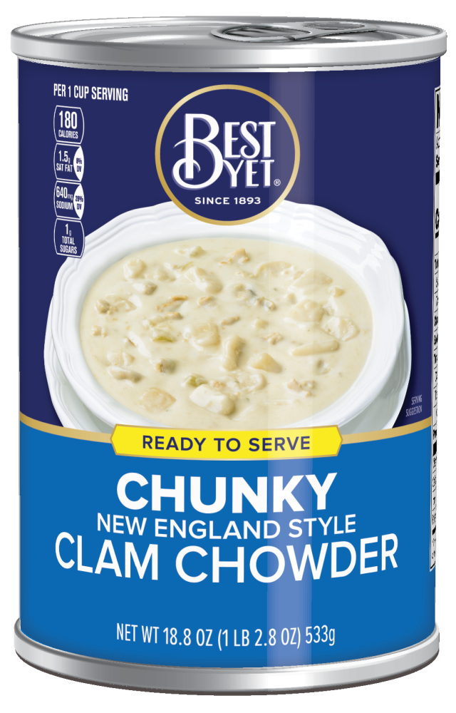 Best Yet Chunky New England Clam Chowder, 18.8oz