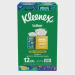 PREORDER - Kleenex Soothing Lotion Tissues 3ply, 12 boxes, 85ct