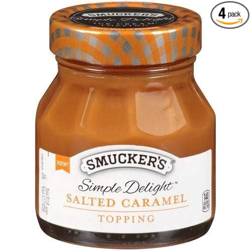 Smucker's Simple Delights Salted Caramel Topping Sauce, 11.5oz