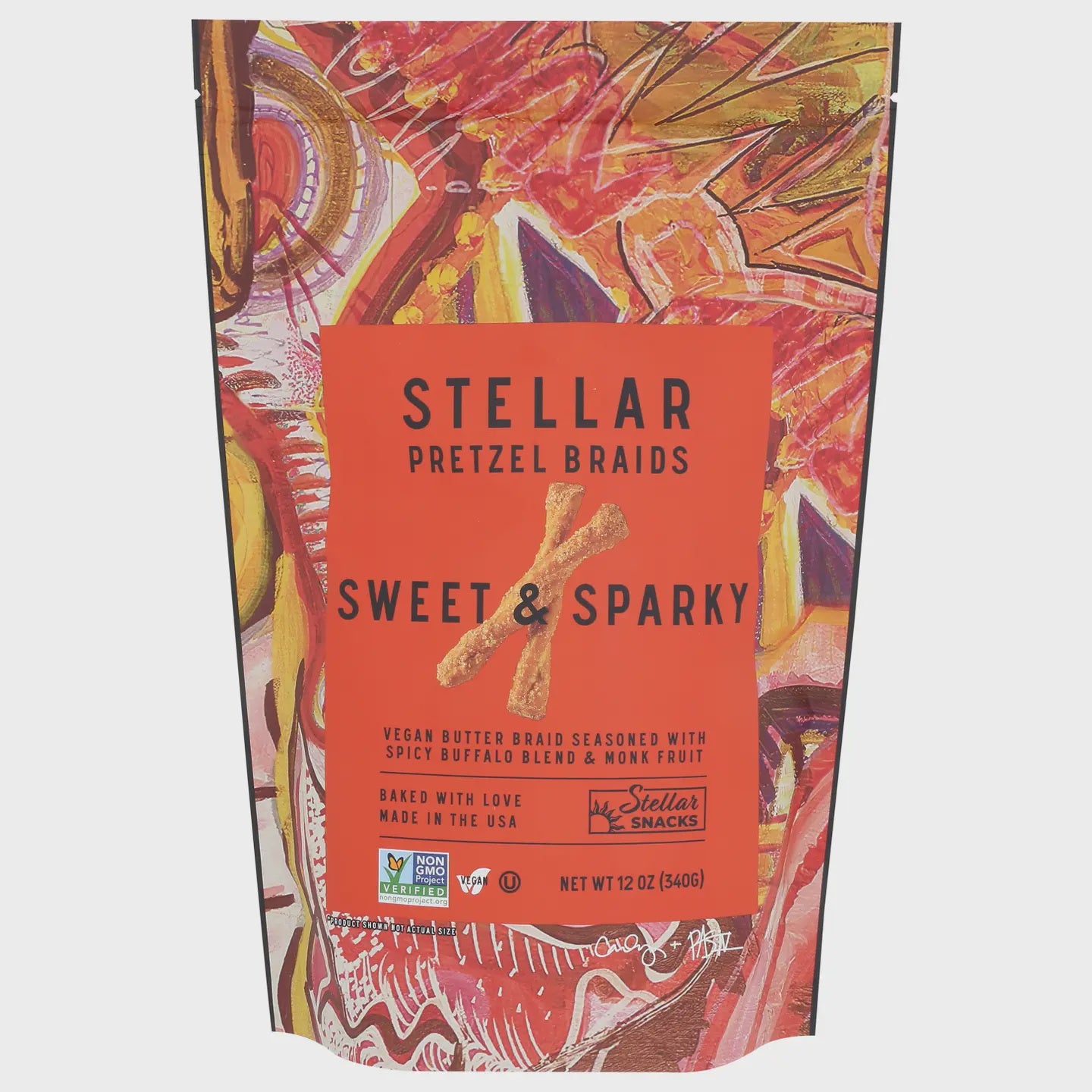 Stellar Pretzel Braids, Sweet & Sparky, 12oz