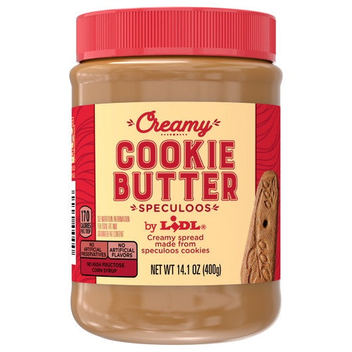 Lidl Speculoos Cookie Butter, Creamy 14.1oz