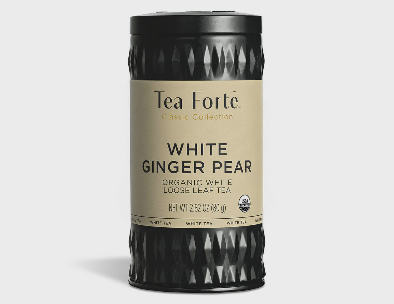 Tea Forte. Ginger pear white tea loose, 2.82 oz