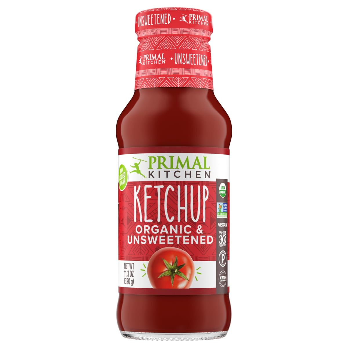 Primal Kitchen Ketchup, Organic & Unsweetened, 11.3oz