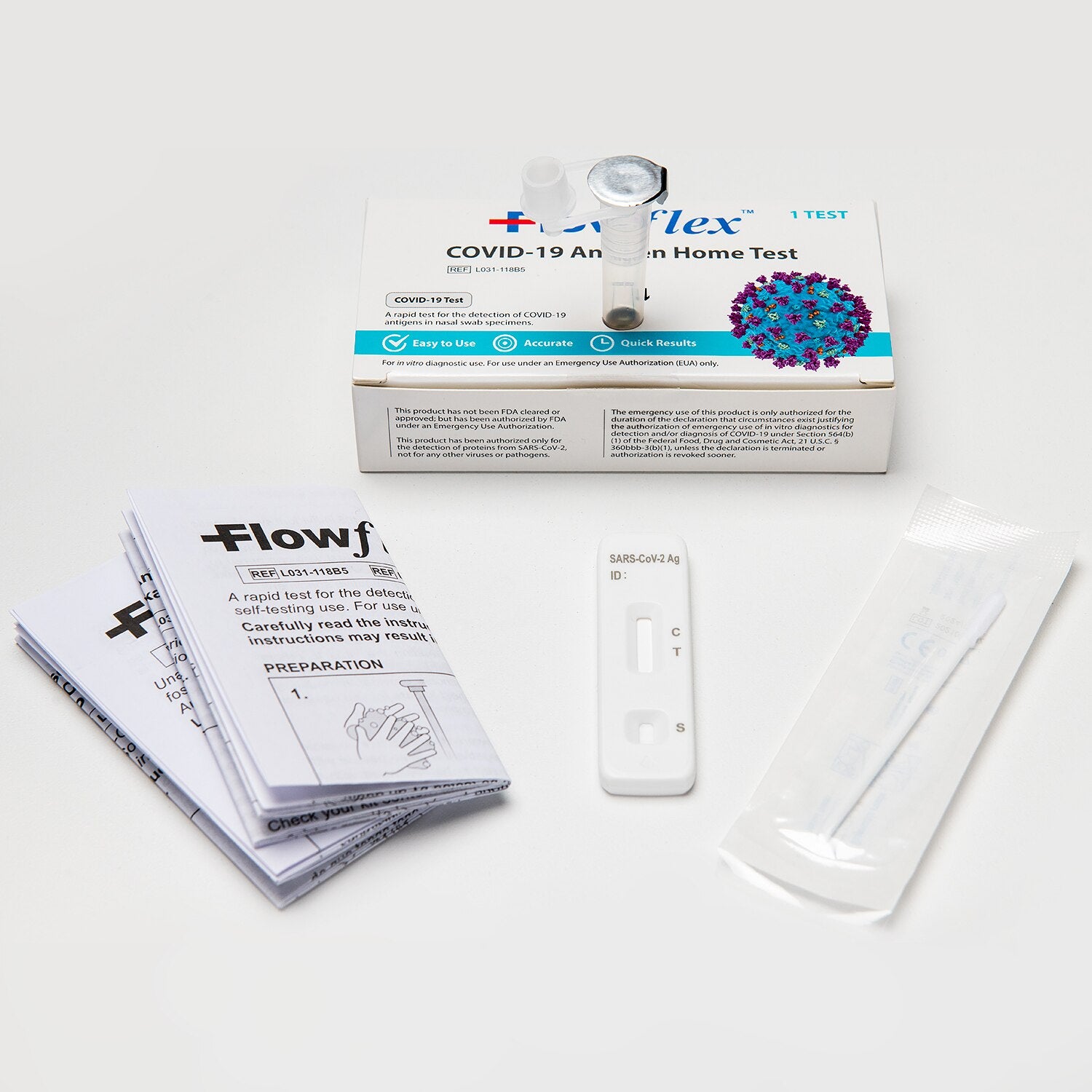 Flowflex Covid-19 Antigen Home Test, 1ct