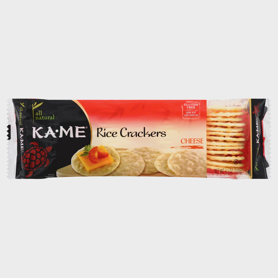 Kame Rice Crackers, Cheese, 3.5oz