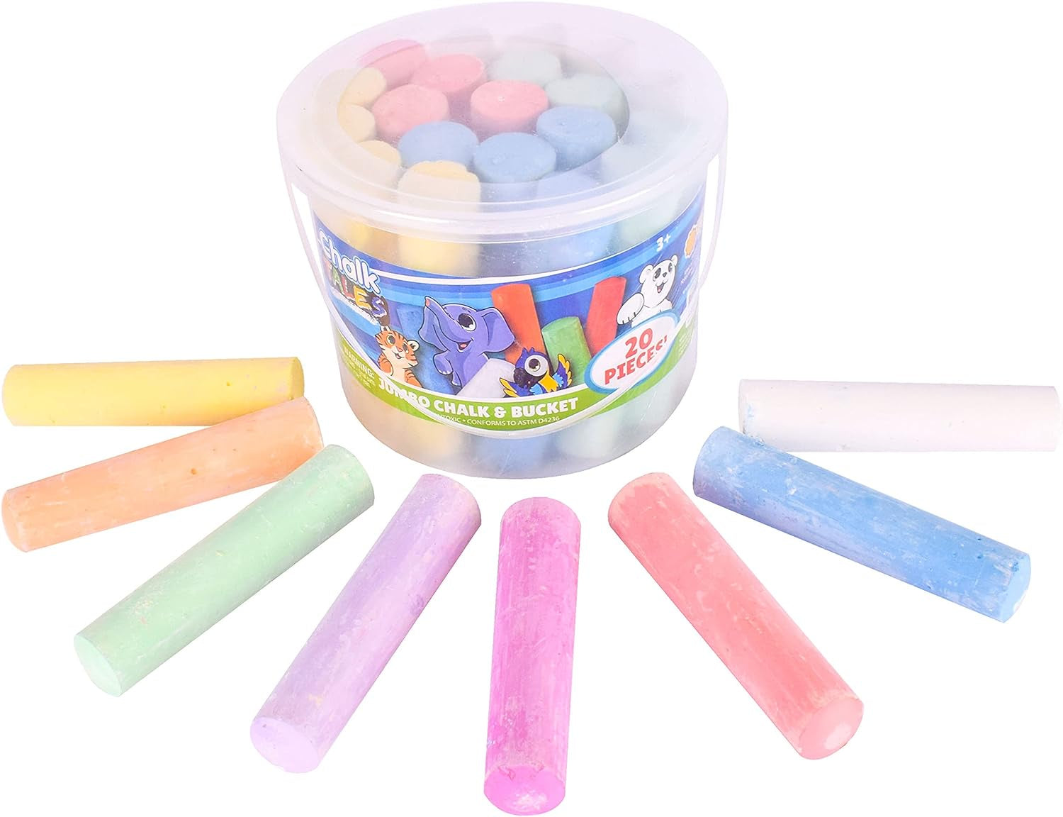 Chalk Tales, Sidewalk Chalk, 20pcs