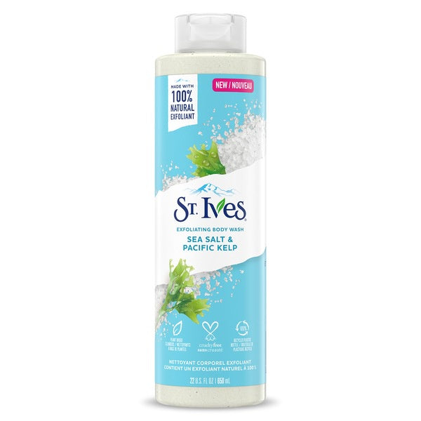 St. Ives Body Wash,  Sea Salt & Pacific Kelp, 16oz