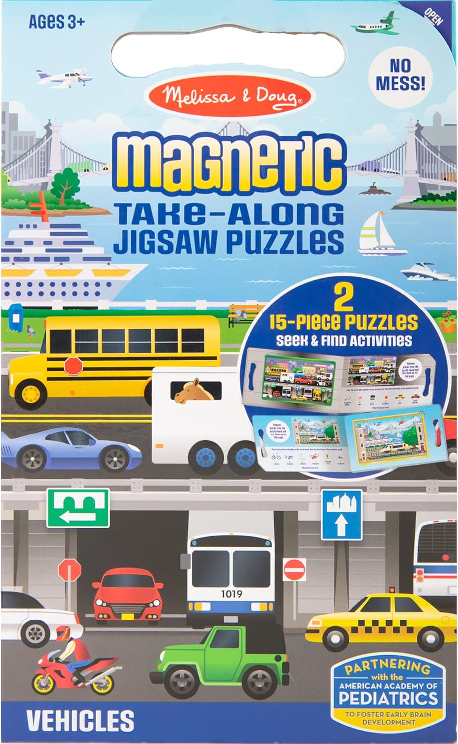 Melissa & Doug, Take-Along Magnetic Jigsaw Puzzles