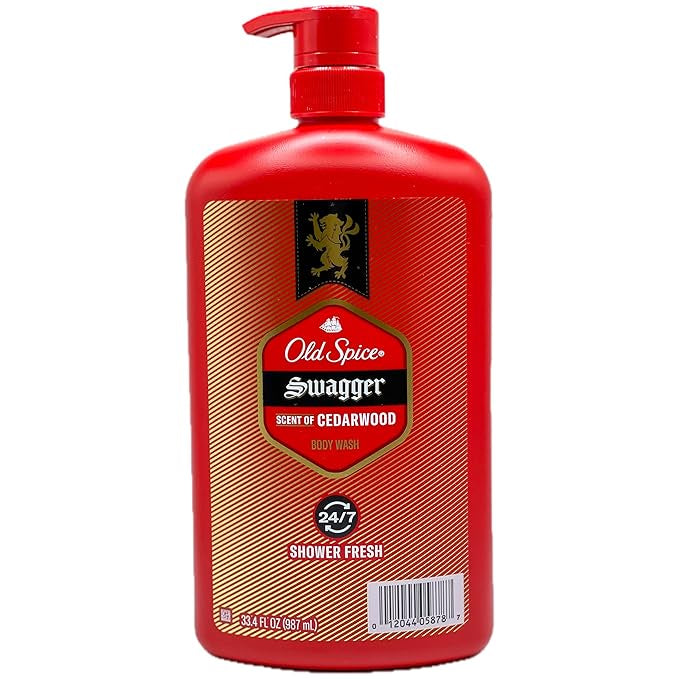 Old Spice Swagger Body Wash Scent Of Cedarwood, 33.4oz