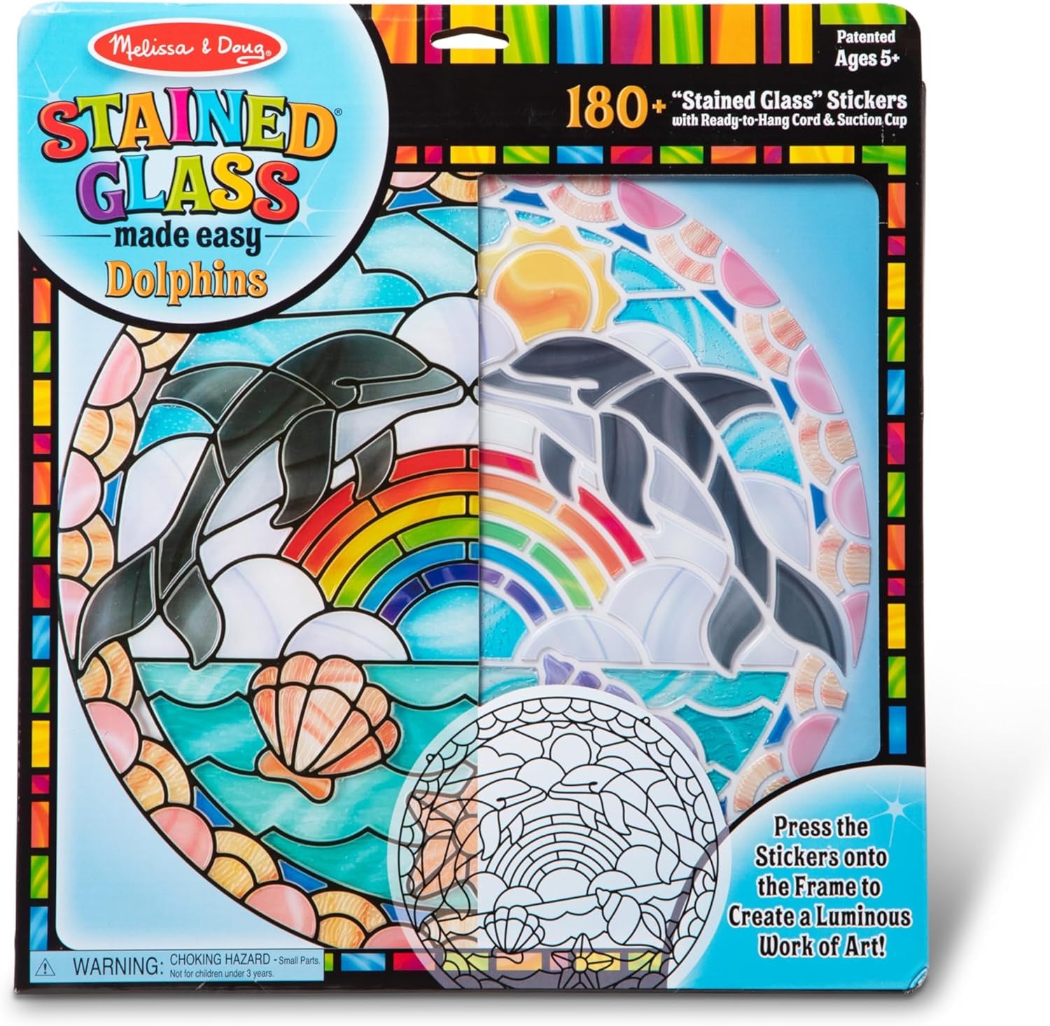 Melissa & Doug, Stained Glass Craft Kit