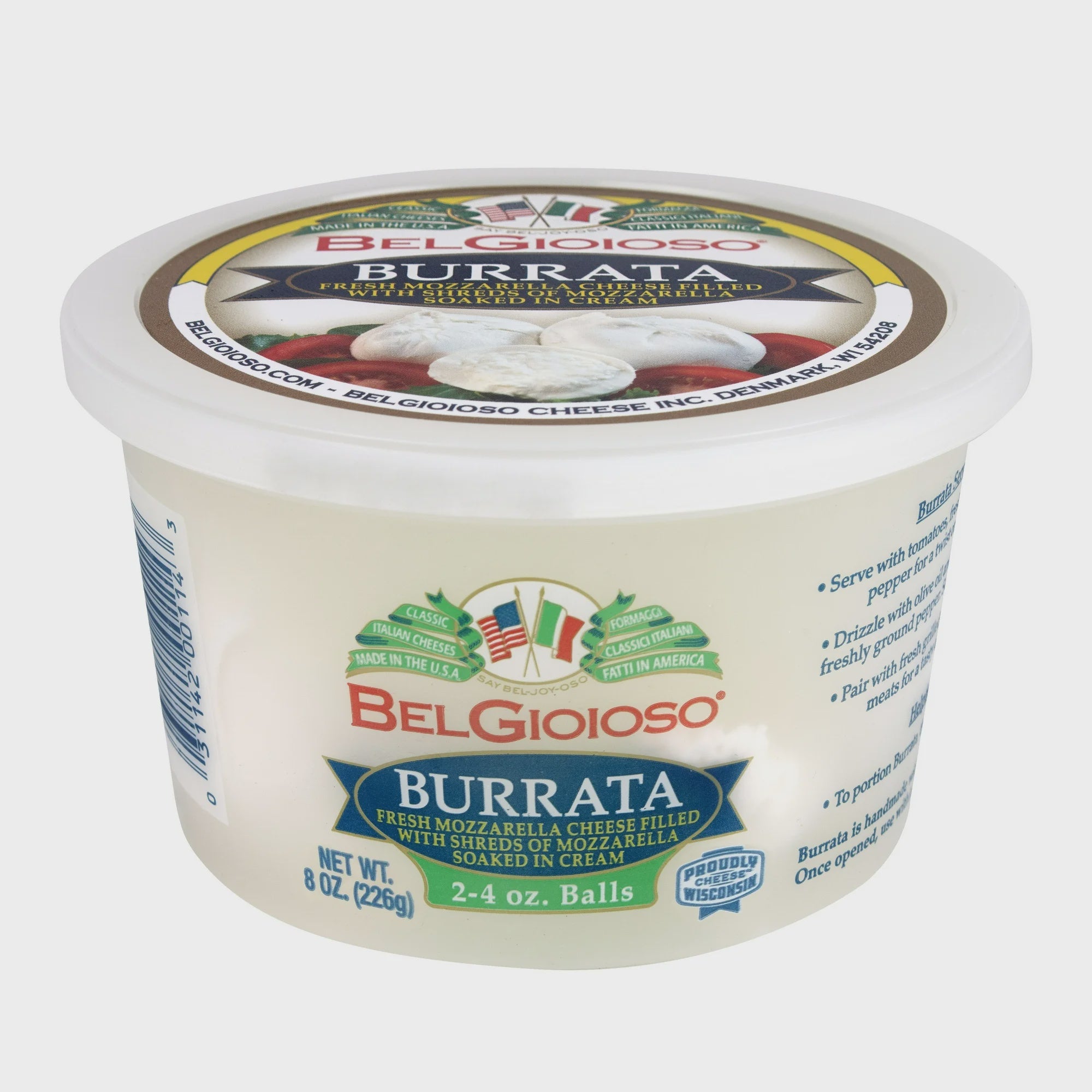 BelGioioso Burrata, 2 - 4oz Balls