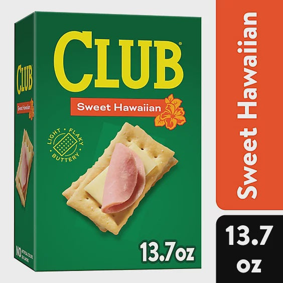 Club Crackers, Sweet Hawaiian 13.7oz