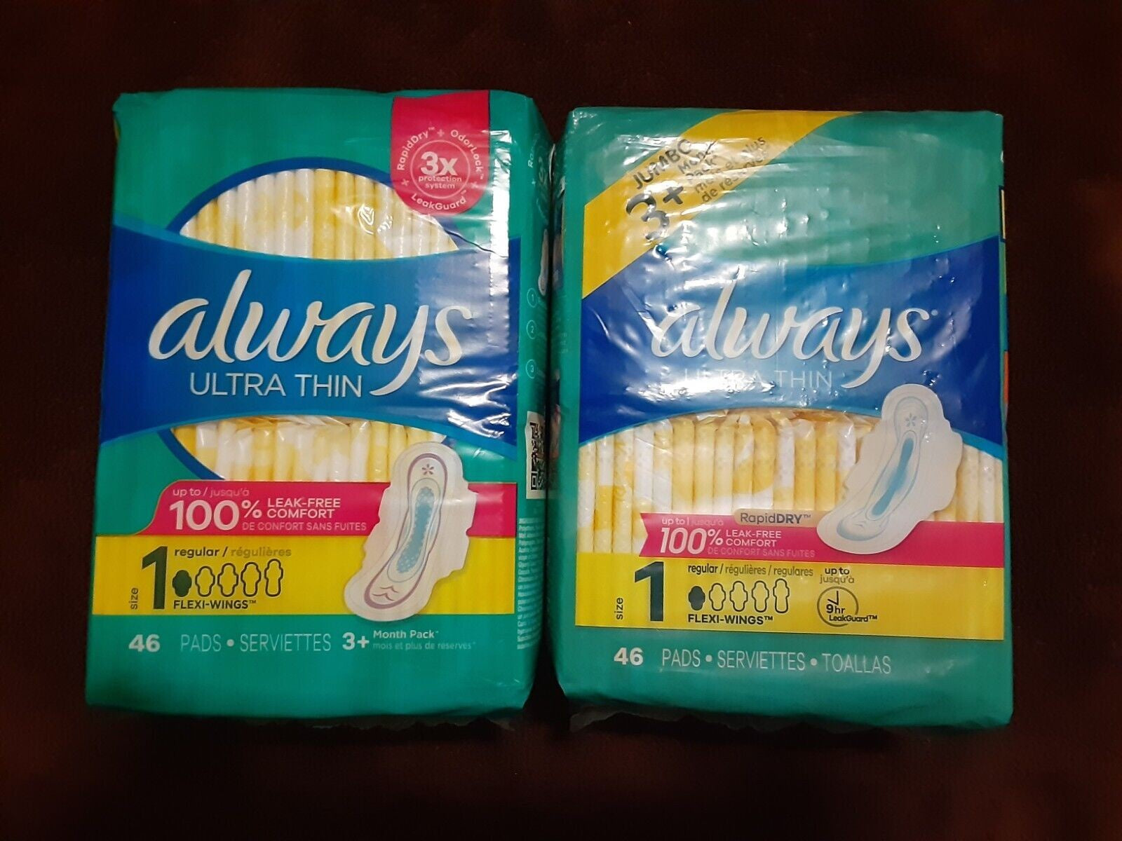 Always Pads Size 1, Ultra Thin 48ct