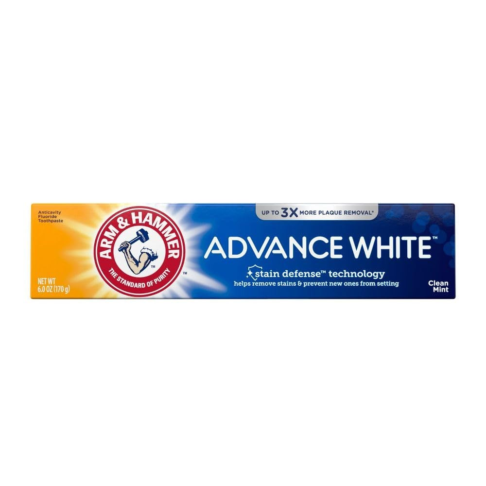 Arm & Hammer Advance White Whitening Toothpaste - Clean Mint,  6.0 oz