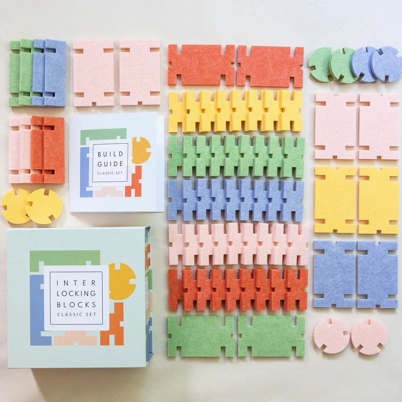 Lowercase Toys,  Interlocking Blocks, Classic Set