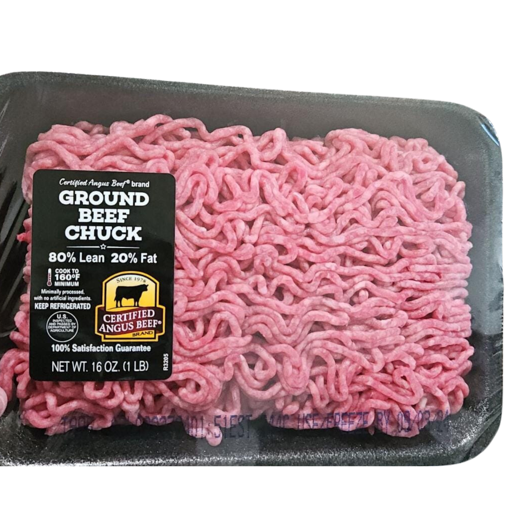 CAB Ground Beef Chuck, 80/20, 1 lb