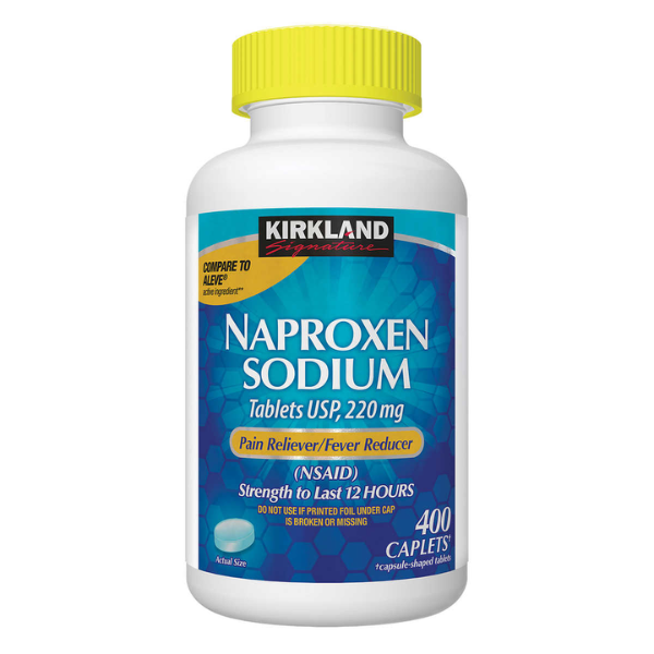 Kirkland Naproxen Pain Reliever, 220mg 400ct