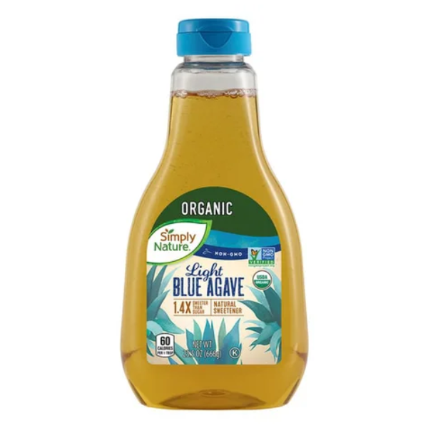 Simply Nature Organic Light Blue Agave Natural Sweetener, 23.5oz