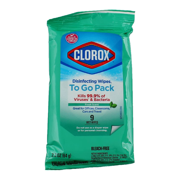 Clorox Wipes, On The Go Pkg, Fresh Scent, 20ct