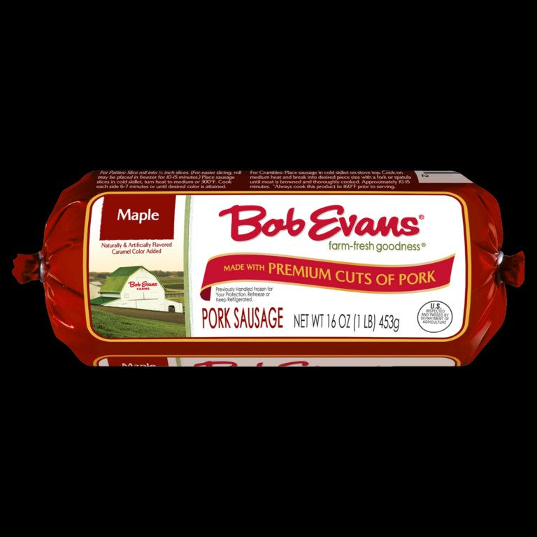 Bob Evans Sausage, Ground, Maple, 16oz