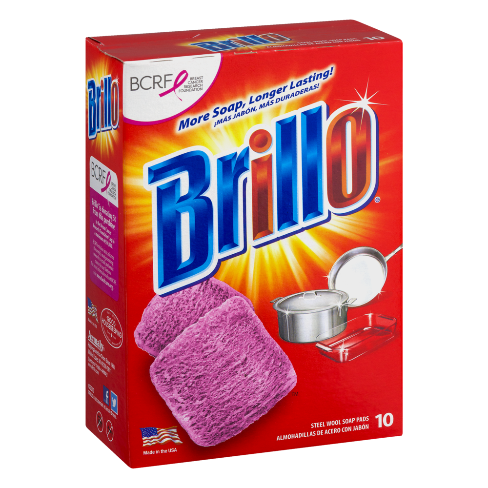 Brillo Steel Wool Soap Pads 10 ct