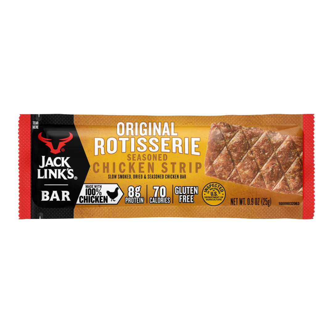 Jack Link's Bar Jerky, Original Rotisserie Chicken Strip, 1ct