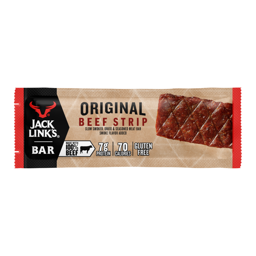 Jack Link's Bar Jerky,  Original Beef Strip, 1ct