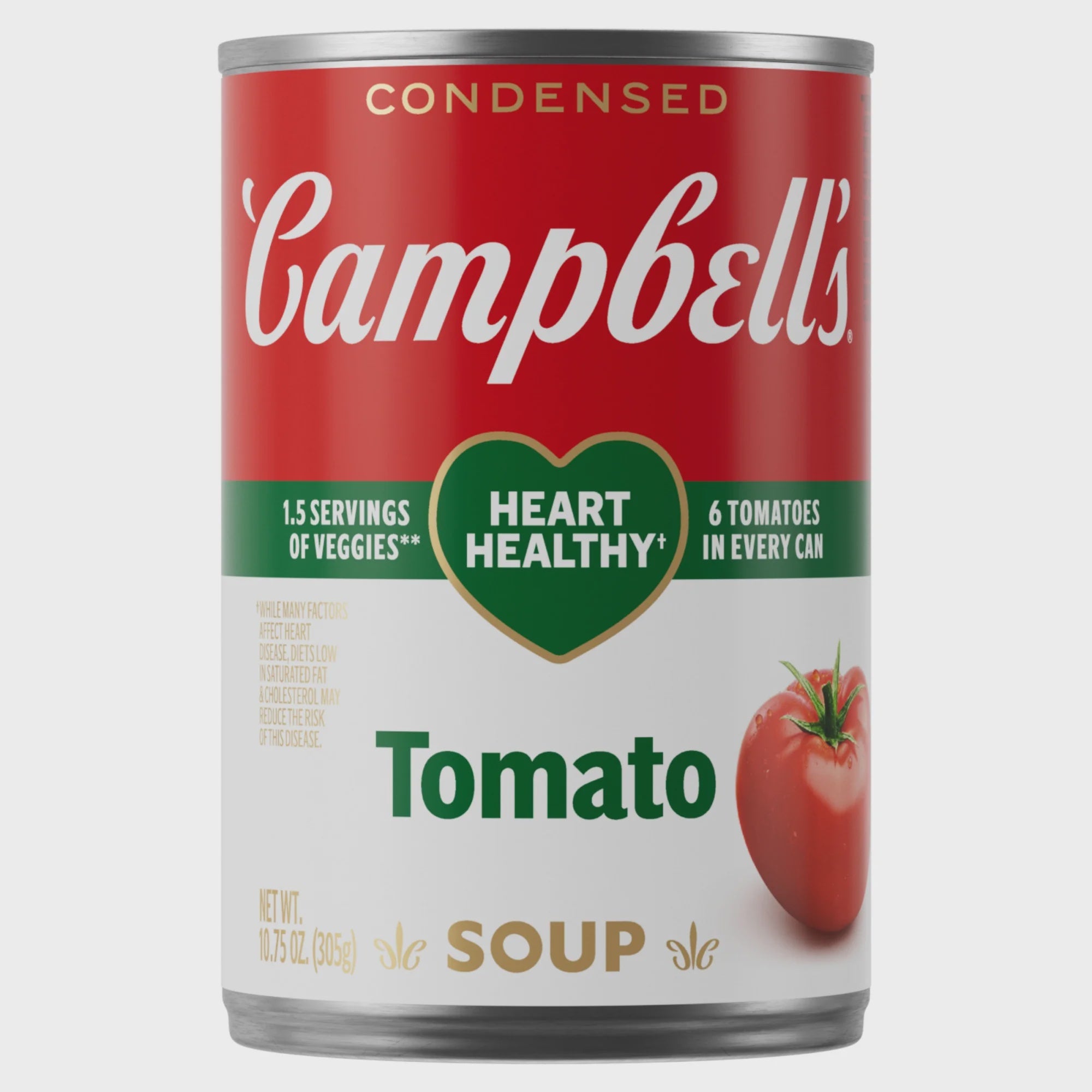 Campbell's Condensed Tomato Soup, Heart Healthy, 10.75oz