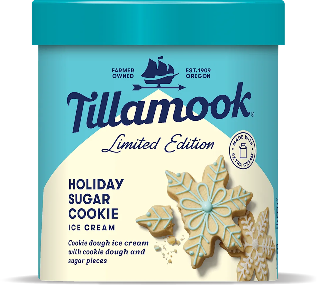 Tillamook Ice Cream - Holiday Sugar Cookie, 1.4L