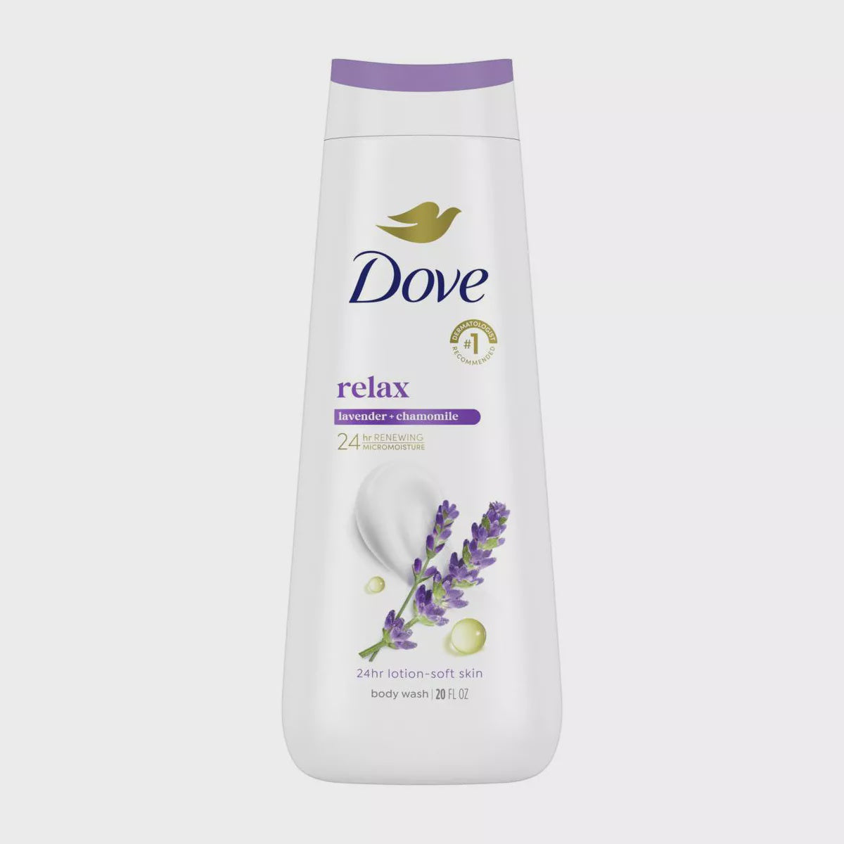 Dove Body Wash, Lavender Oil & Chamomile 20oz