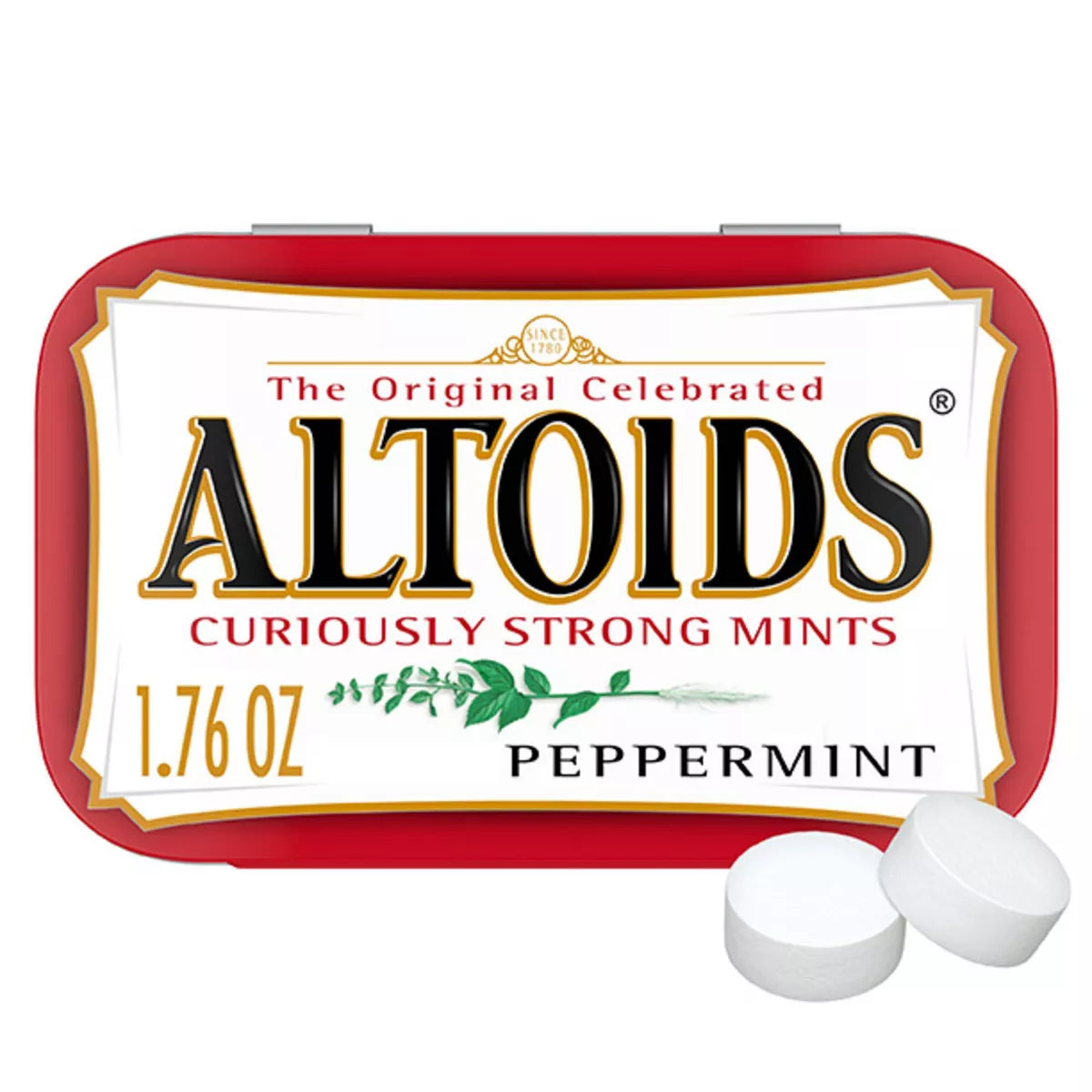 Altoids Mints, Peppermint, 1.76 Oz