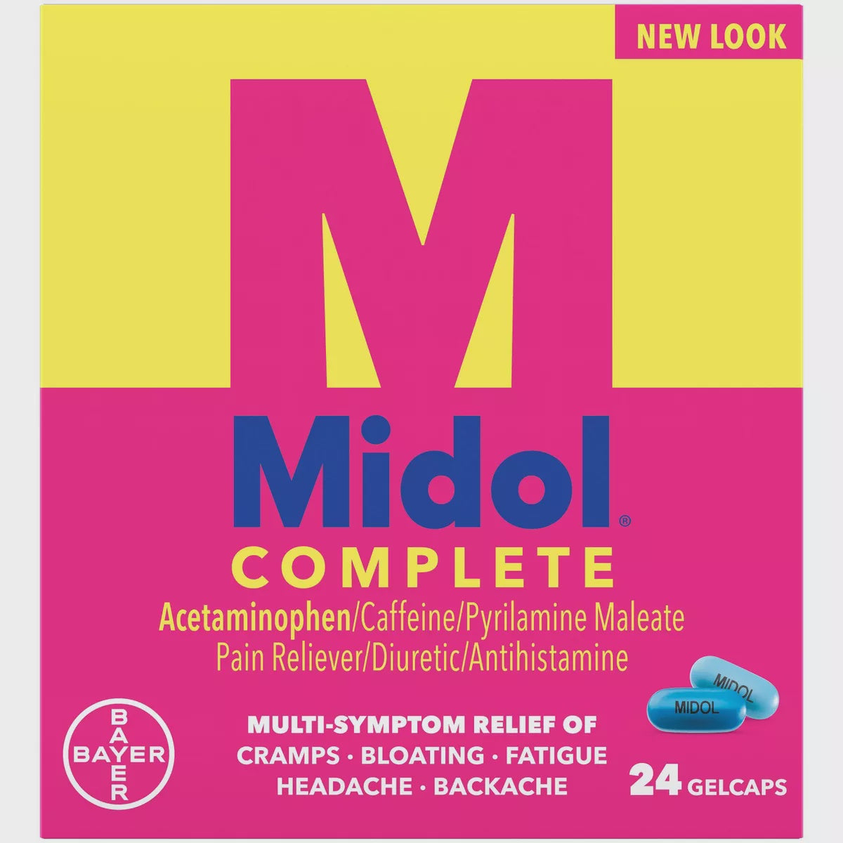 Midol Complete, 24 Gelcaps